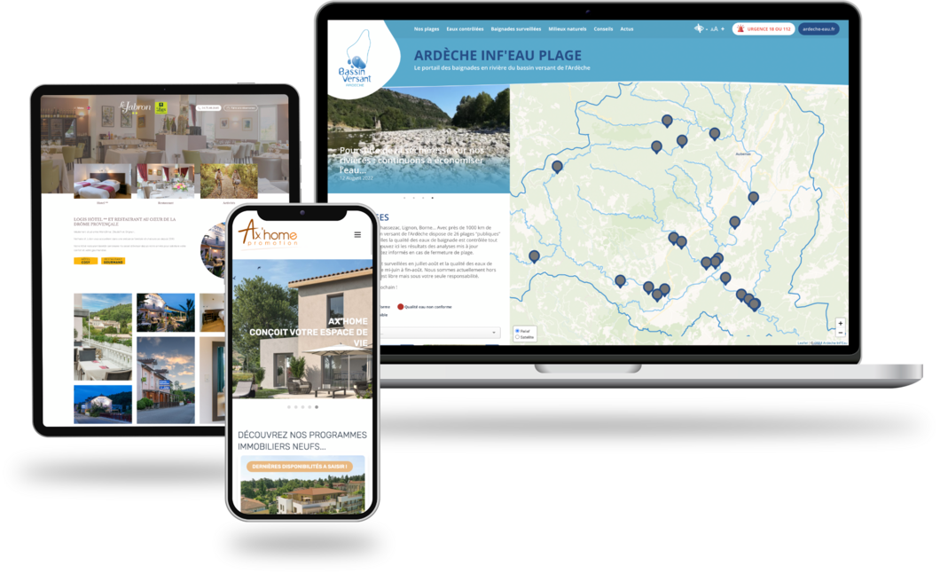 Agence de création de site Internet à Montélimar dans la Drôme et l'Ardèche