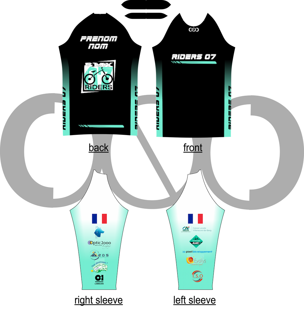 Le club BMX Riders 07 d&eacute;voile ses nouveaux maillots 2023
