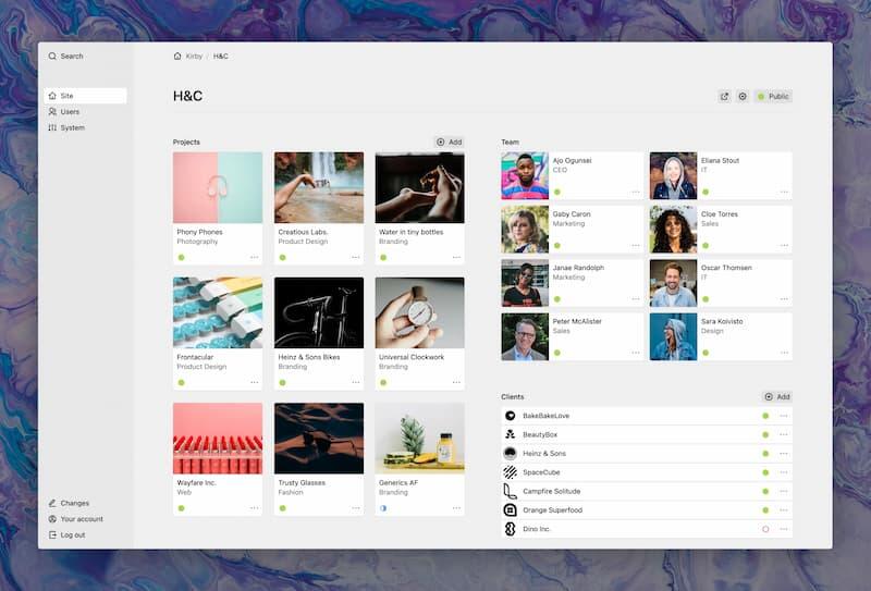 Une administration personnalisable avec Kirby CMS