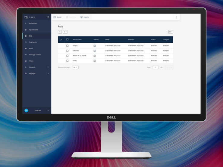 Sulu - Bundle de gestion des avis client Sulu - Bundle de gestion des avis client