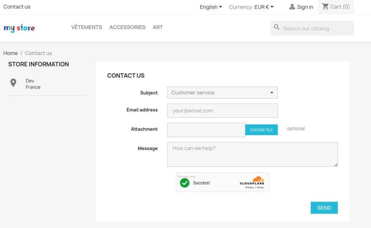 Turnstile est l'alternative à Google CAPTCHA intelligente de Cloudflare pour votre Prestashop Turnstile est l'alternative à Google CAPTCHA intelligente de Cloudflare pour votre Prestashop
