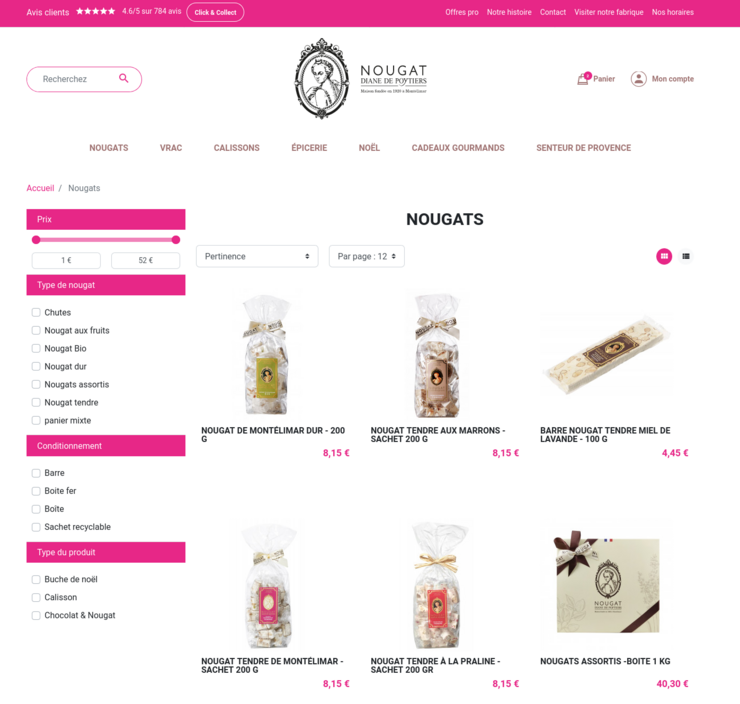 Nougat Diane de Poytiers - Homepage Nougat Diane de Poytiers - Homepage